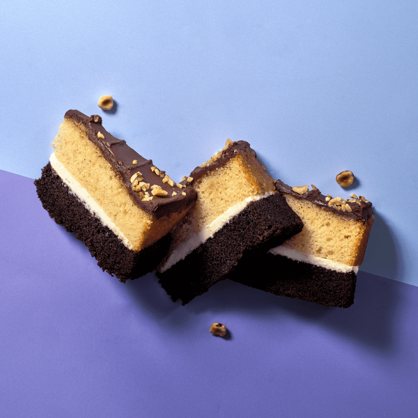 Layered Praline Ganache Cake