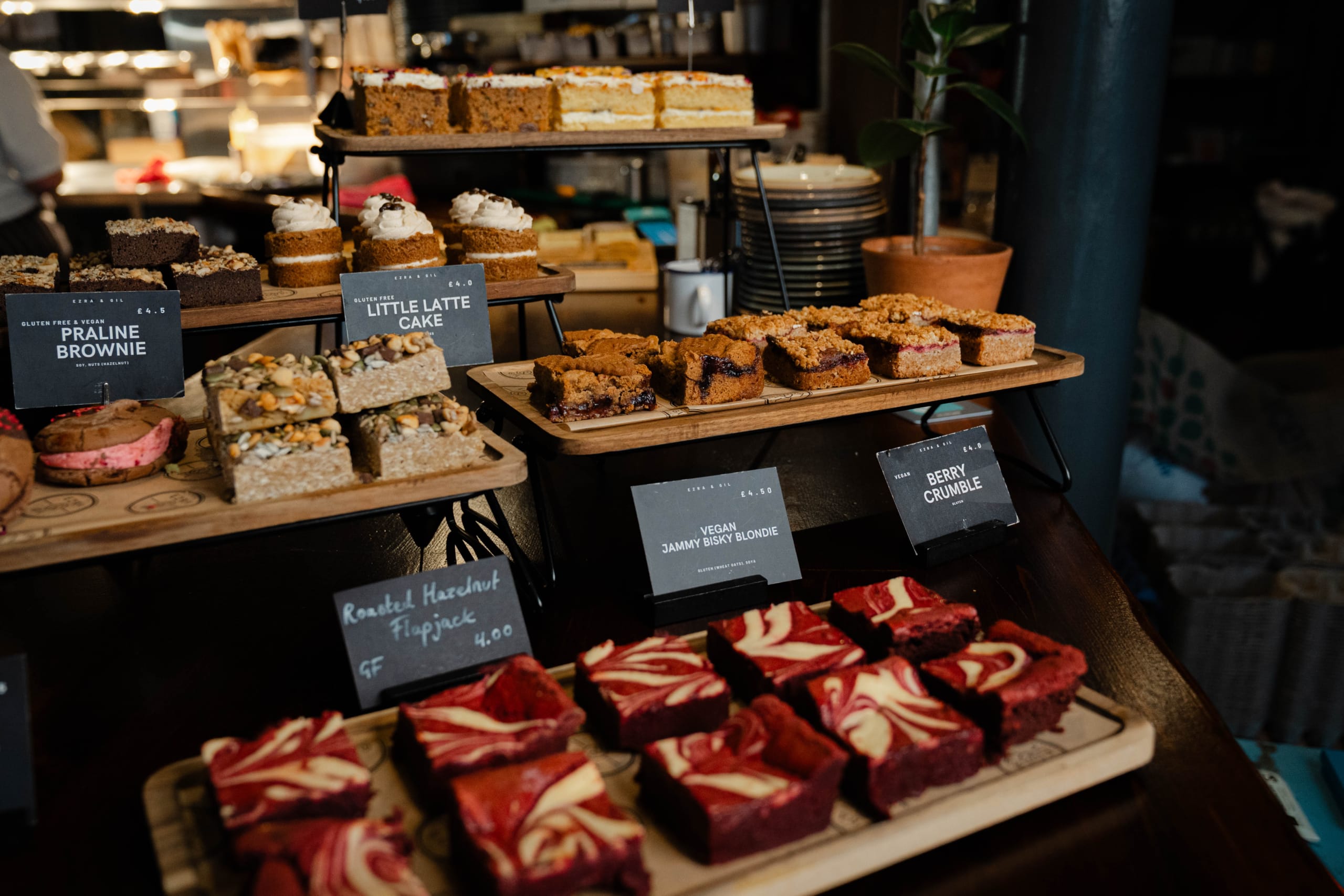 Cake Club products in Ezra & Gil's display in Manchester